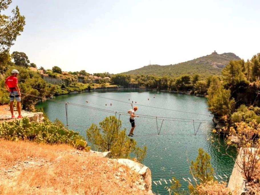 Dans Un Cadre D'Exception, Vue Mer Panoramique A Agay Cote D'Azur, Village Vacances Cap Esterel, T2 Avec Jardin, Golf, Climatisation, Wifi, 5 Piscines Saint-Raphaël エクステリア 写真