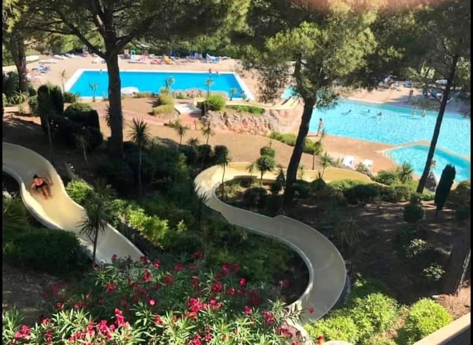 Dans Un Cadre D'Exception, Vue Mer Panoramique A Agay Cote D'Azur, Village Vacances Cap Esterel, T2 Avec Jardin, Golf, Climatisation, Wifi, 5 Piscines Saint-Raphaël エクステリア 写真